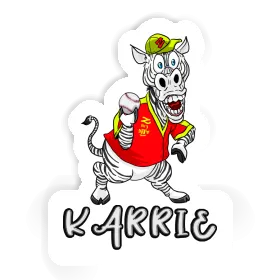 Karrie Sticker Zebra Image