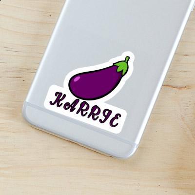 Aubergine Sticker Karrie Notebook Image