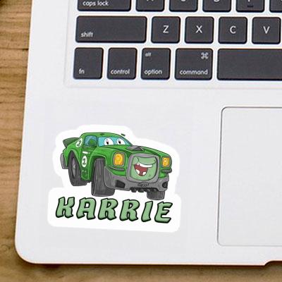 Karrie Sticker Race car Laptop Image