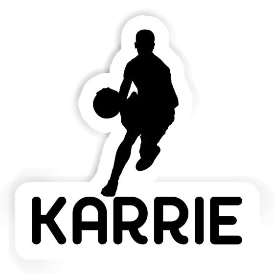 Sticker Basketball Player Karrie Notebook Image