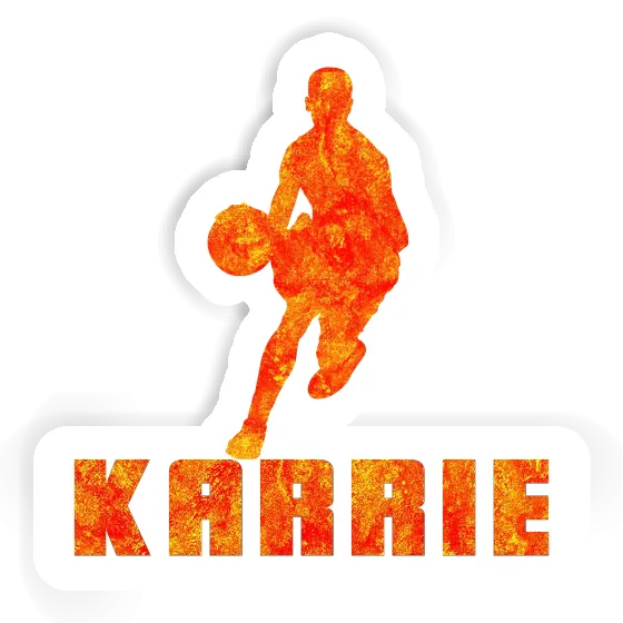 Karrie Sticker Basketball Player Image