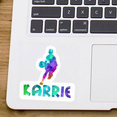 Basketballspieler Sticker Karrie Laptop Image