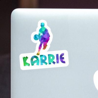 Basketballspieler Sticker Karrie Laptop Image