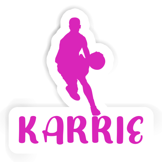 Karrie Autocollant Joueur de basket-ball Laptop Image