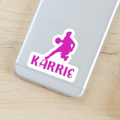 Karrie Sticker Basketball Player Notebook Image