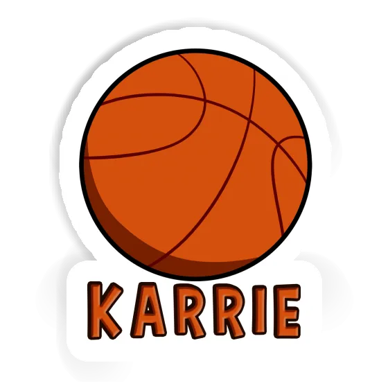 Sticker Basketball Ball Karrie Notebook Image