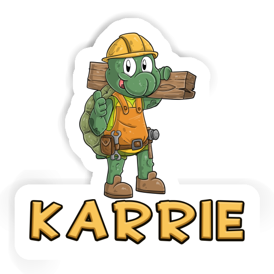 Karrie Sticker Construction worker Laptop Image