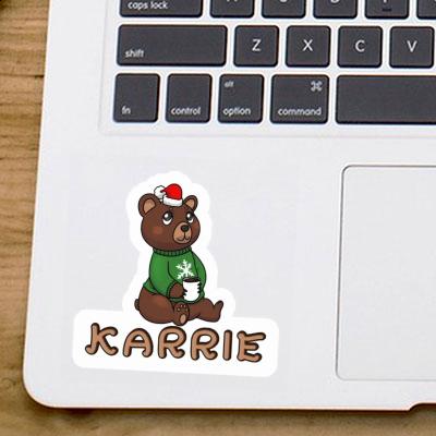 Karrie Sticker Christmas Bear Notebook Image