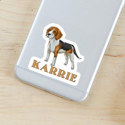 Sticker Karrie Beagle Dog Image