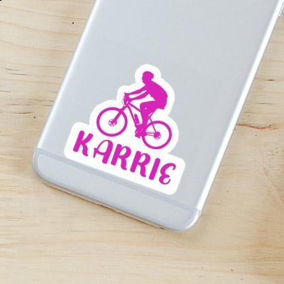 Karrie Aufkleber Biker Notebook Image