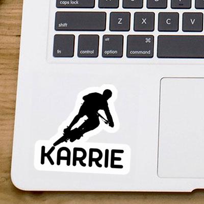 Karrie Sticker Biker Laptop Image