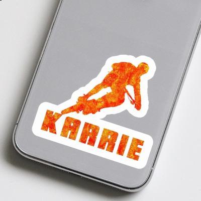 Biker Sticker Karrie Laptop Image