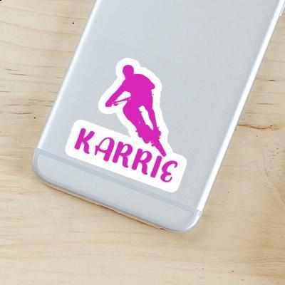 Karrie Sticker Biker Laptop Image