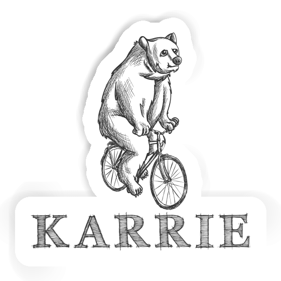 Bicycle rider Sticker Karrie Laptop Image