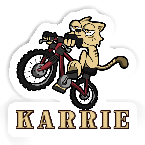 Bike Cat Sticker Karrie Image