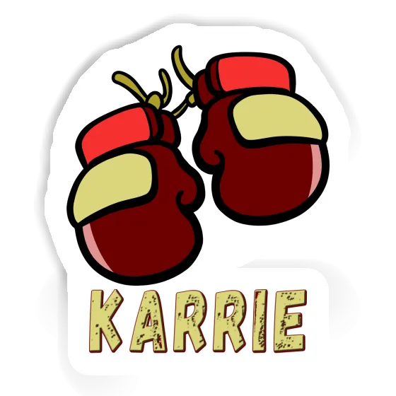 Sticker Boxing Glove Karrie Notebook Image