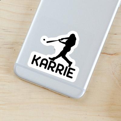 Karrie Sticker Baseball Player Gift package Image