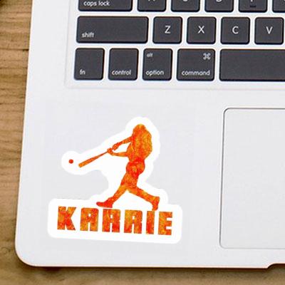 Sticker Karrie Baseball Player Gift package Image