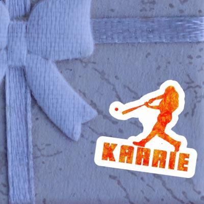 Sticker Karrie Baseball Player Gift package Image