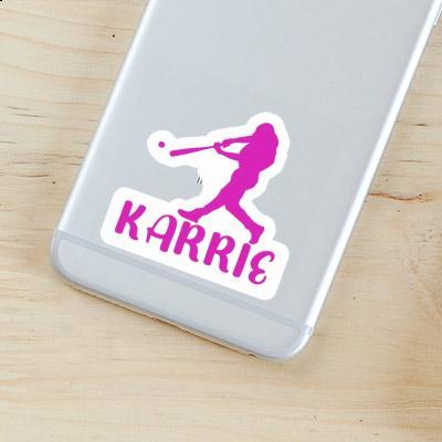 Sticker Karrie Baseballspieler Gift package Image