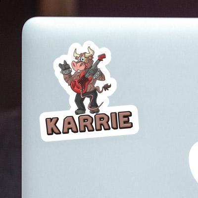 Sticker Karrie Rocking Bull Laptop Image