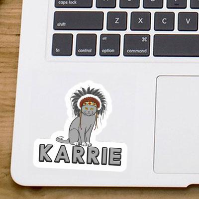 Sticker Karrie American Indian Image