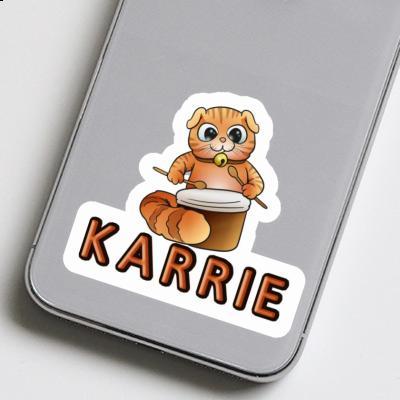 Sticker Drummer Cat Karrie Gift package Image