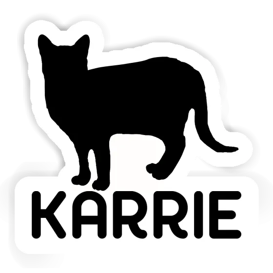 Cat Sticker Karrie Laptop Image