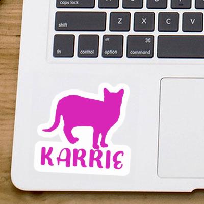 Sticker Karrie Katze Laptop Image