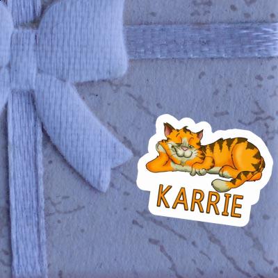 Karrie Aufkleber Katze Image