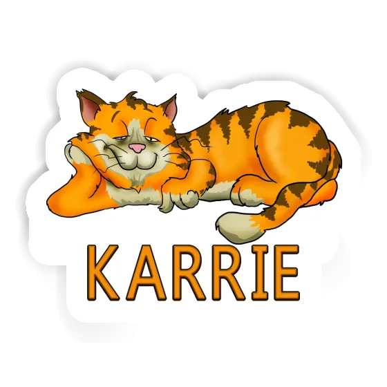 Sticker Cat Karrie Laptop Image