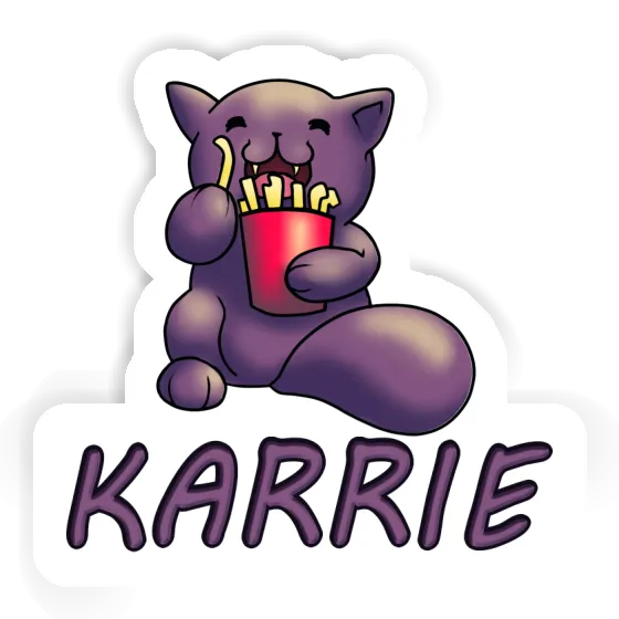 Karrie Sticker French Fry Notebook Image