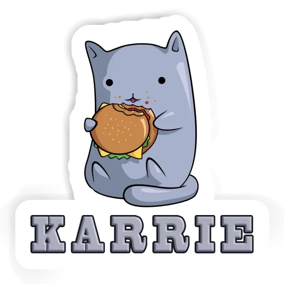 Sticker Karrie Hamburger Notebook Image