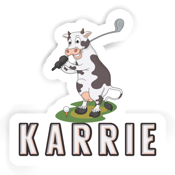 Sticker Karrie Golfkuh Laptop Image