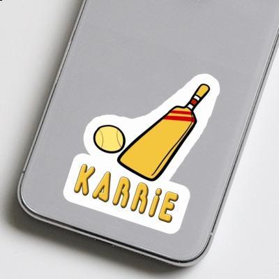 Cricket Bat Sticker Karrie Notebook Image