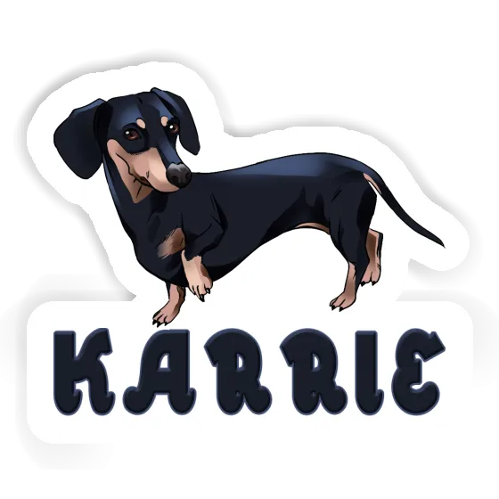 Sticker Karrie Dachshund Notebook Image