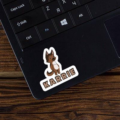 Deutscher Schäferhund Sticker Karrie Laptop Image