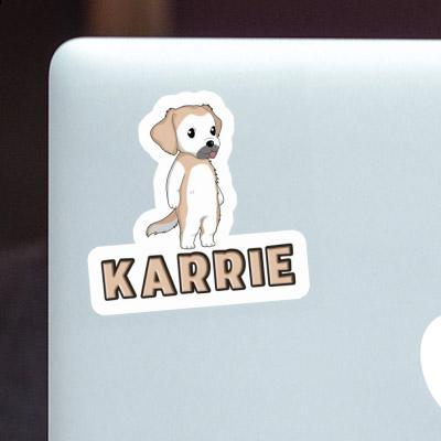 Sticker Golden Retriever Karrie Laptop Image