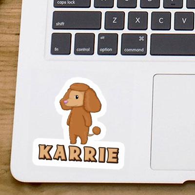 Sticker Karrie Poodle Laptop Image