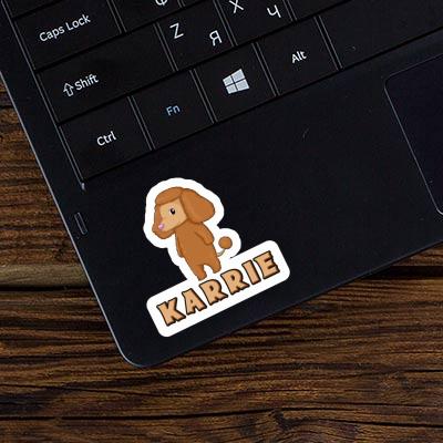 Poodle Sticker Karrie Notebook Image