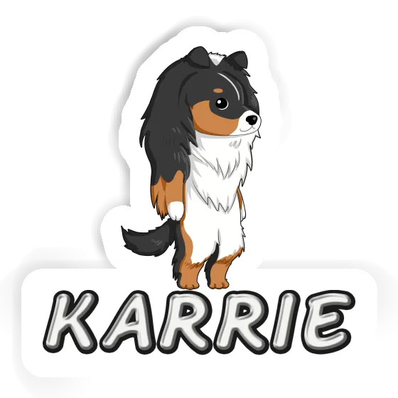 Karrie Aufkleber Schäferhund Gift package Image