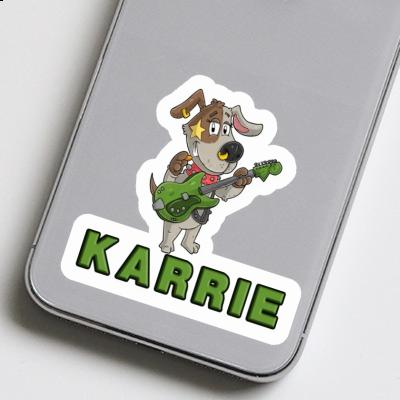 Karrie Sticker Guitarist Laptop Image