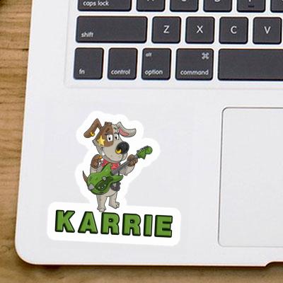 Sticker Gitarrist Karrie Notebook Image