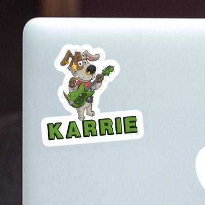 Sticker Gitarrist Karrie Image