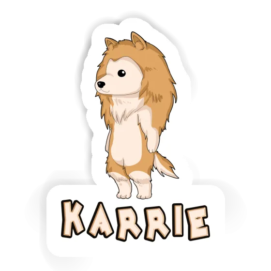 Sticker Collie Karrie Laptop Image