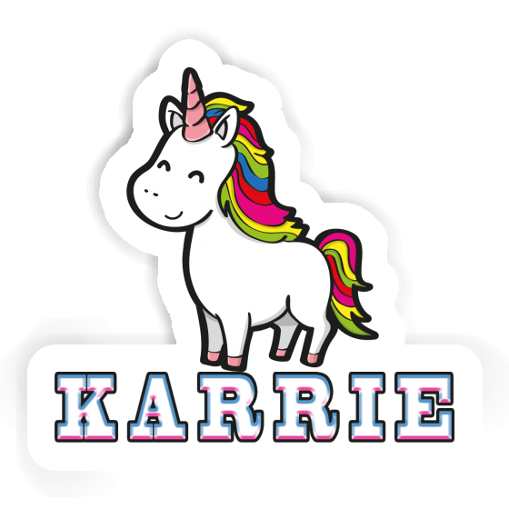 Aufkleber Einhorn Karrie Image