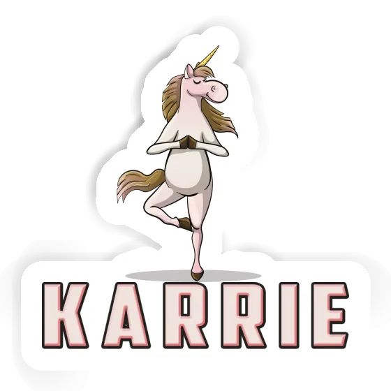 Sticker Karrie Yoga Unicorn Gift package Image