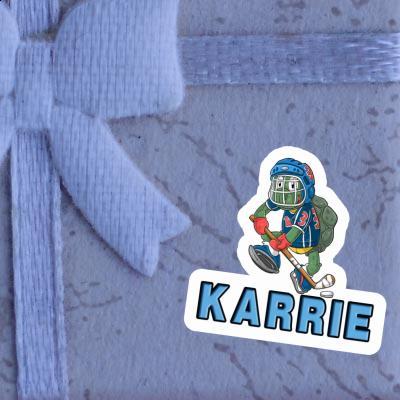 Sticker Karrie Eishockeyspieler Notebook Image