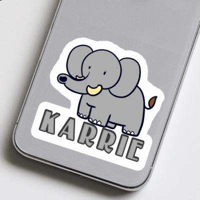 Sticker Elephant Karrie Laptop Image