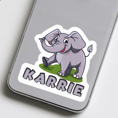 Autocollant Karrie Éléphant Notebook Image